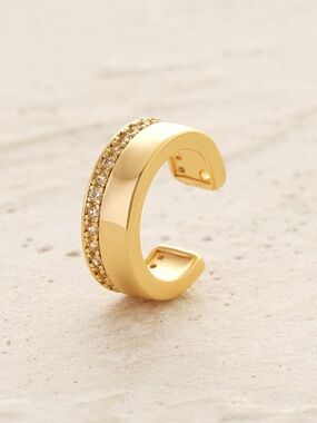 Gold Pavé Cuff Ear Cuff